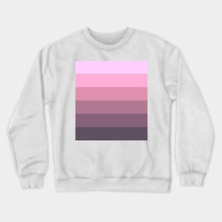 Stripes - Gradient - Dark to Light purple pink violet Crewneck Sweatshirt